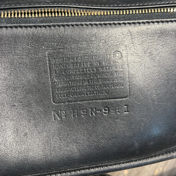 COACH 9951 CLASSIC BLACK SHOULDER SADDLE BAG CROSSBODY - Picture 15 of 17